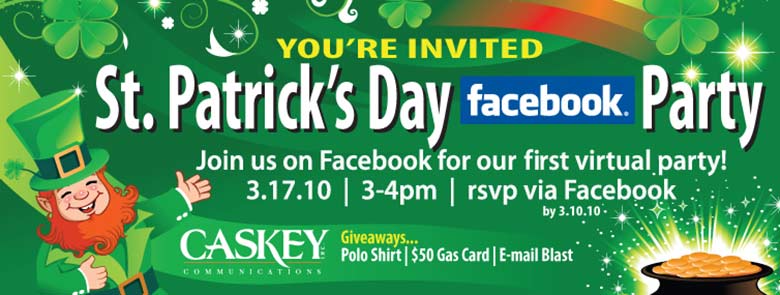 Join us on Facebook for our first virtual party!